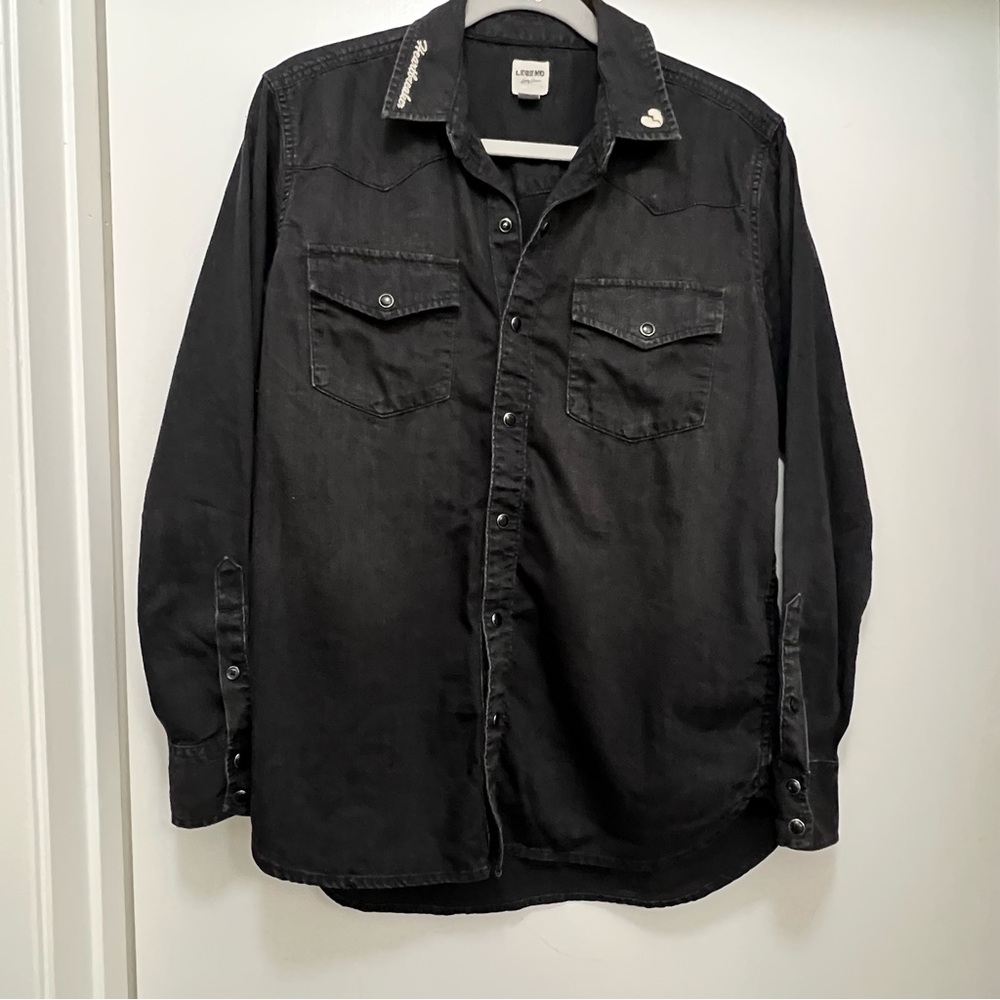 Lucky Brand Legend Black Denim Shirt